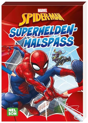 Spider-Man: Superhelden Malspaß: Malblock | Malblock für Kinder ab 4 Jahren (MARVEL)