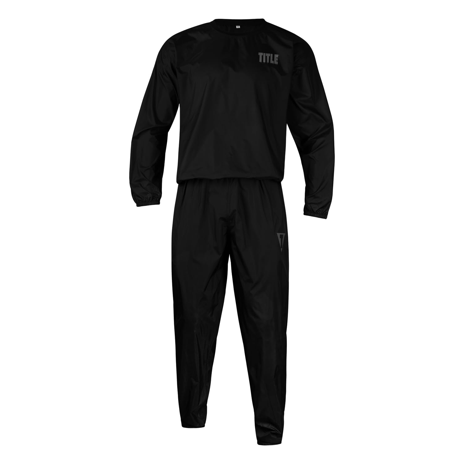 Title Boxing Transcend Nylon Sauna Suit (Black, X-Large)