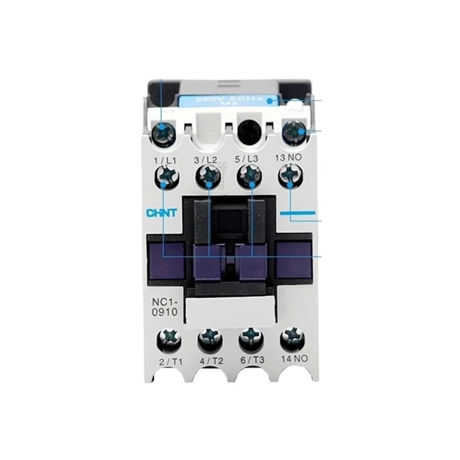 Contacteur modulaire NC1-1801 AC commande 220V pour tableau électrique - 5