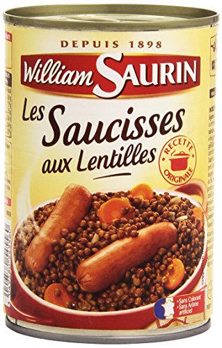 William Saurin Les Saucisses Aux Lentilles Buy Online In Brunei