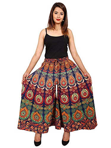 Image of Women's Cotton Printed Palazzo (Free Size)