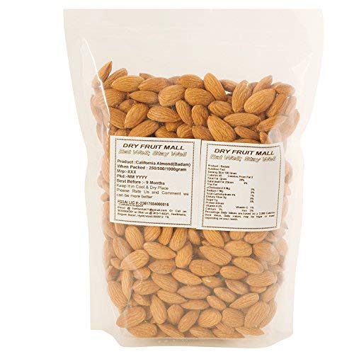 SAINIK'S Dry Fruit Mall California Almond | Amercian Badam Giri- 500 grams