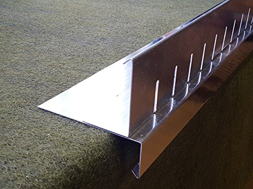 Preisvergleich Produktbild Teichbauzentrum Sankt Julian Kiesfangleisten Aluminium für Dachabdichtung Flachdach Dach Gründach 35,90 / ldm