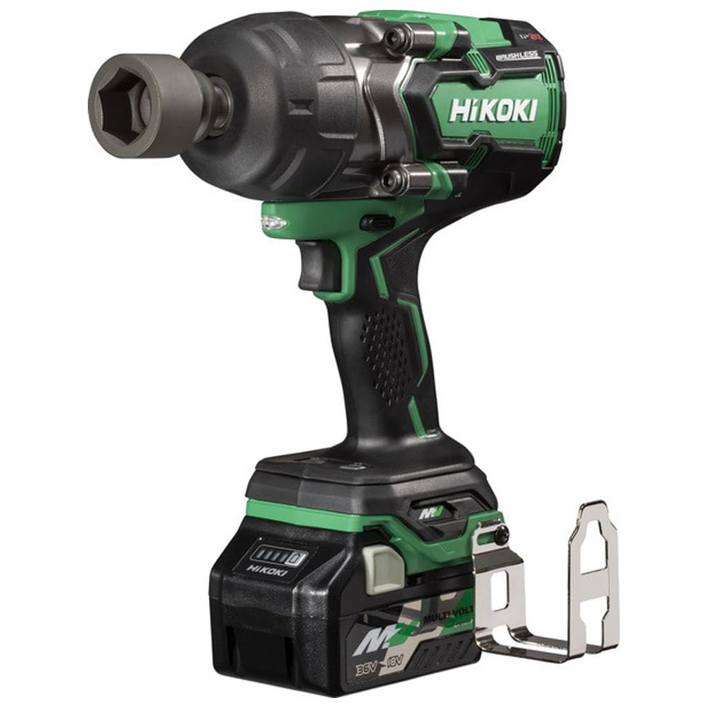 HIKOKI Wr36Dgkrz 36V Cordless Impact Fixed Square Wrench, Brushless Motor, With Nut Busting Torque 2000Nm, 12.7Mm Square Drive, 0-2500Ipm, 3.9 Kg, 2 Batteries, Charger & Carry Case Included-image-8