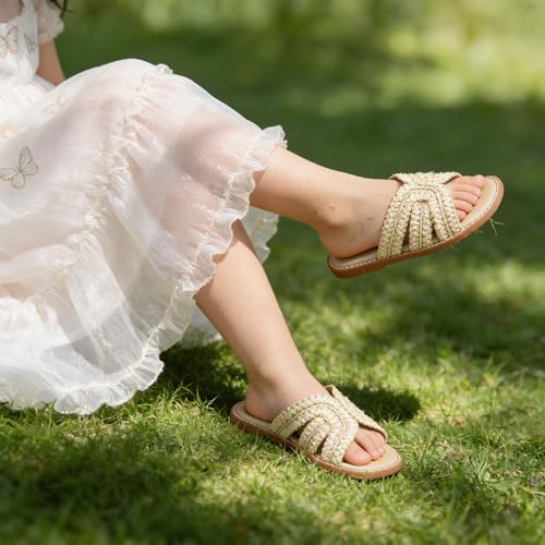 Image of THEE BRON Girls Cute Slip-On Slippers Stylish Sandals for Toddlers & Kids
