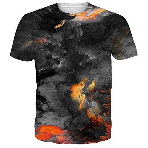 NEWISTAR Unisex 3D Animale Stampato Estate Casuale Manica Corta T Shirt Tees XXL