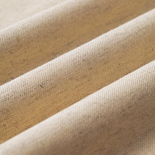 Wooqu Book Cloth Natural Linen Surface and Paper Backed Easy to Use Strong 17x29 for Book Binding Mixed Natural