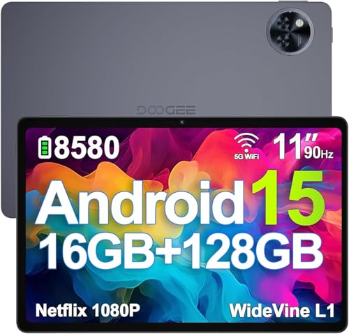 【1080P+Face Unlock+GPS】DOOGEE U11 tablet 11 pollici supporta Widevine L1 per un'esperienza di visione video di alta qualità e consente agli utenti di guardare video in HD a 1080P per un piacere visivo straordinario. Se siete fan sfegatati della TV o preferite guardare continuamente i programmi televisivi, potete usare questo tablet gaming per guardare gli ultimi programmi certificati Widevine L1, YouTube, HBO o Amazon Prime Video con una risoluzione di 1080P.U11 tablet 11 pollici supporta anche lo sblocco facciale e la navigazione GPS, funzioni intelligenti per migliorare l'esperienza degli utenti--DOOGEE U11 Tablet in offerta