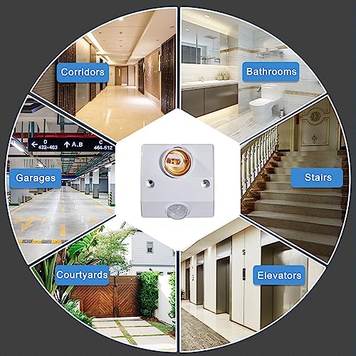 Bukeer BU-4563 Pir Motion Sensor Light Socket For E26 E27 Bulb thumb #5