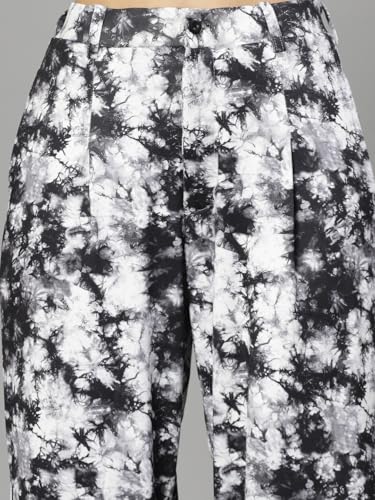 Image of UZARUS Women's Relax Fit Trouser 2 Pockets Baggy Pants