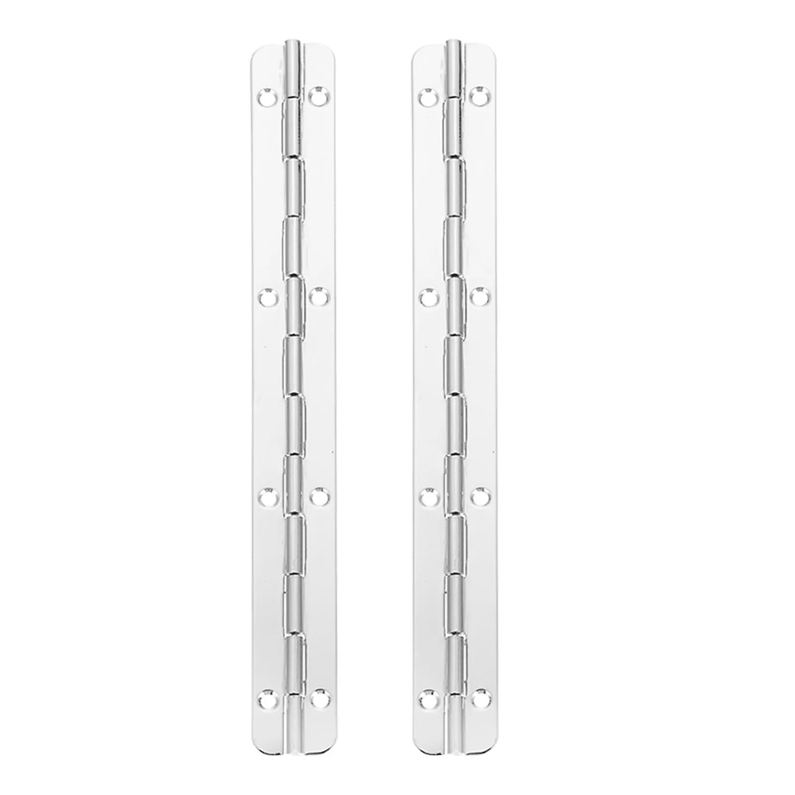 2Pcs Folding Heavy Duty Metal Piano Hinges Long Cabinet for Wooden Boxes Jewelry Storage Hinge for Pianos