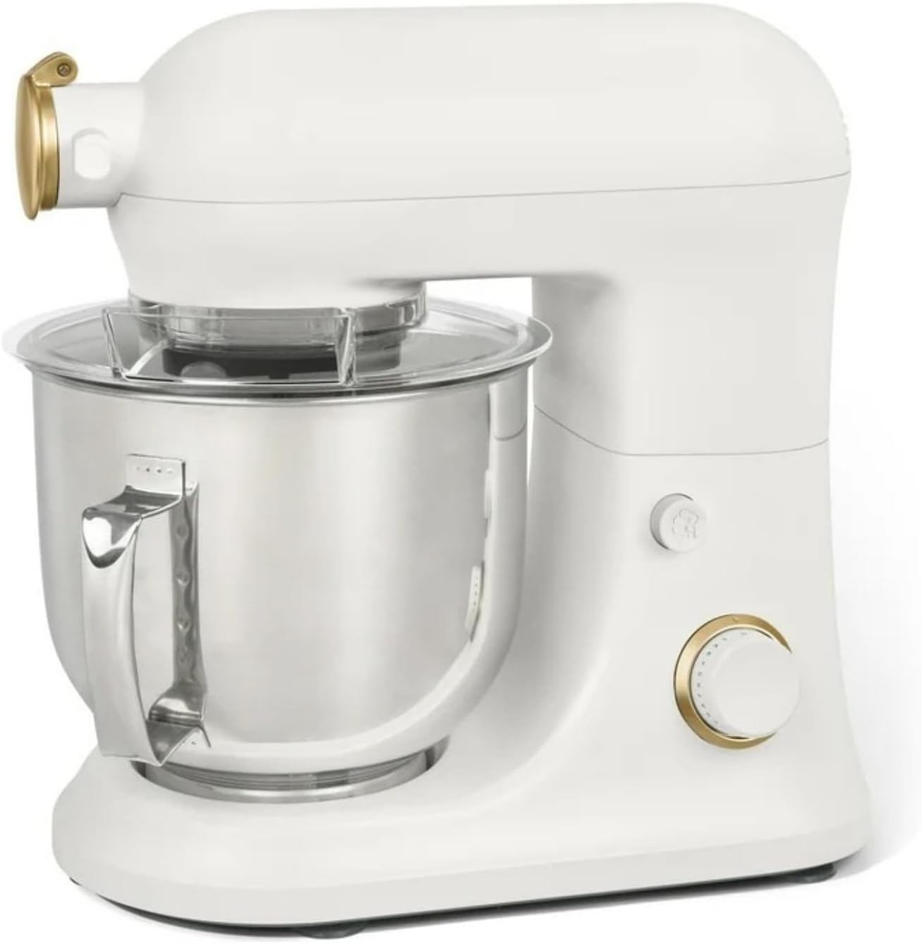 Stand Mixer 6-Quart Tilt-Head Electric Kitchen Mixer, 600W Motor, 12-Speed Control, Stainless Steel Bowl, Dough Hook, Flat Beater, Wire Whisk & Splash Guard