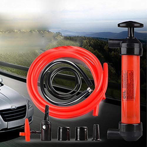 Sangmei Bomba de óleo manual portátil Tubo de sifão Mangueira de carro Extrator de transferência de