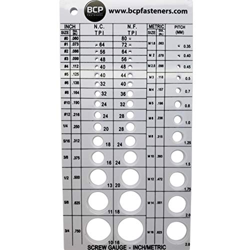 medidor de tornillos truper marca BCP Fasteners