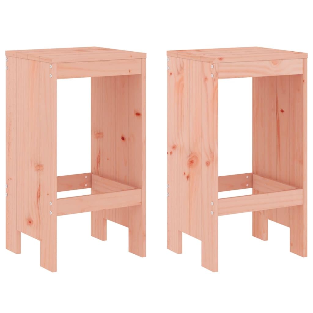 Stołek barowy 2 szt. 40 x 36 x 75 cm lite drewno daglezja