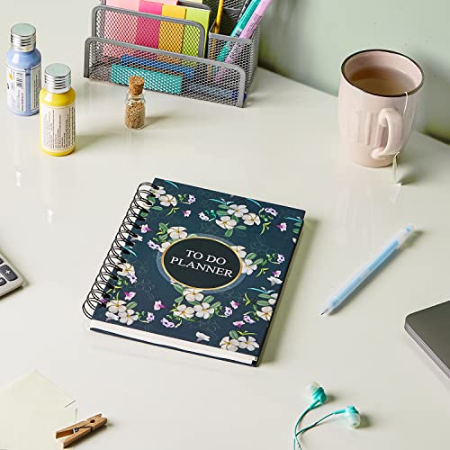 Image of Amazon Brand - Solimo Daily Planner and Organizer, To Do List, Undated Hard Bound Planner, Laminated Covers, 150 Pages (To Do Planner)