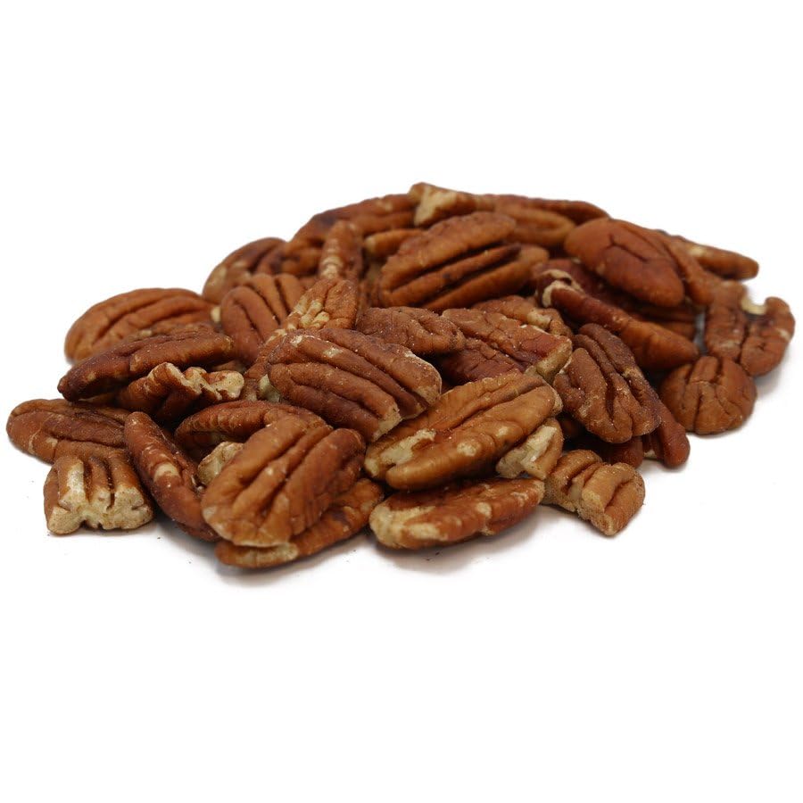 C.J. Dannemiller Pecan Halves, Bulk 10 LB Box, Roasted & Buttered & Salted, Perfect Pecans for Snacking, Mixed Nuts, Trail Mix