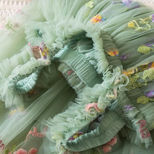 Nileafes Toddler Summer Dress Baby Girl Strap Floral A Line Dress Sleeveless Beach Butterfly Sundress for Toddler Girl4