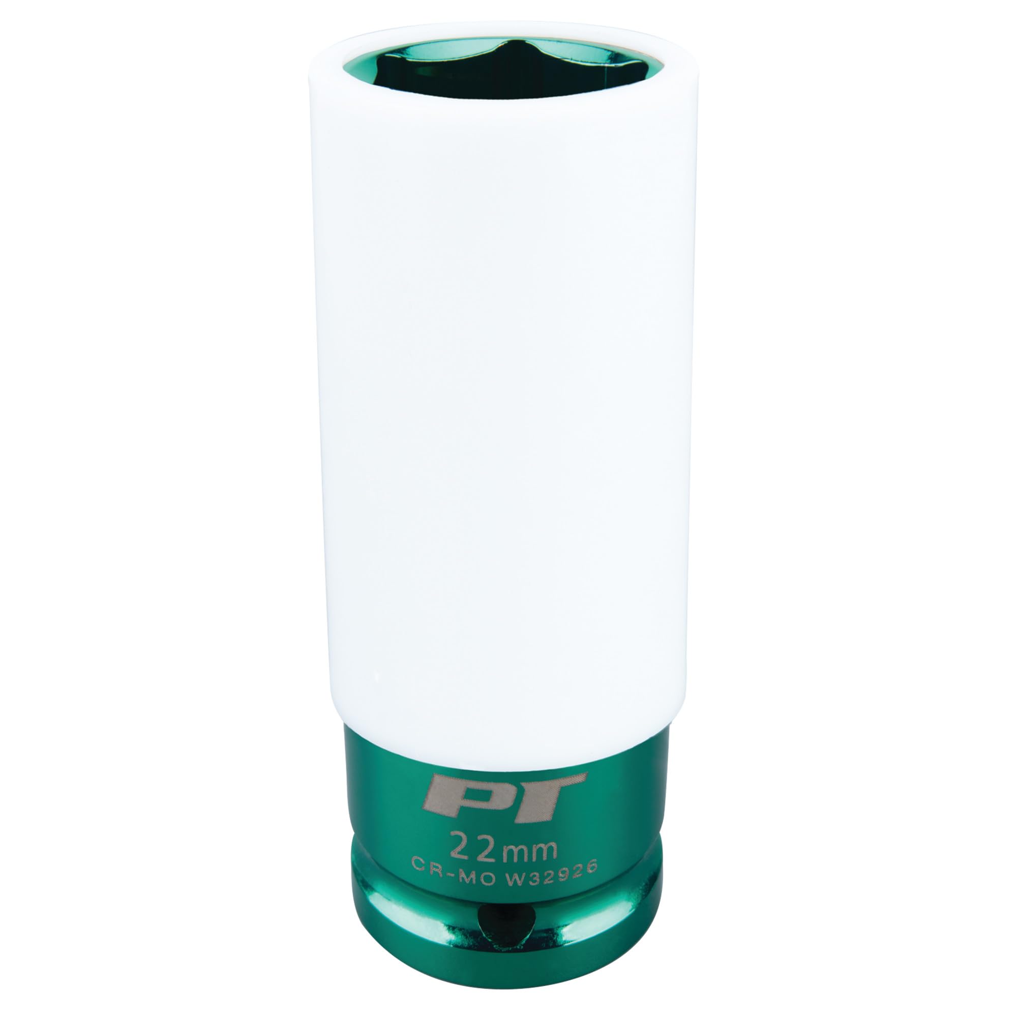Performance Tool W32926 1/2-Inch Impact Drive 22mm Thin Wall Socket, 1/2-Inch Impact Drive 22mm , Teal