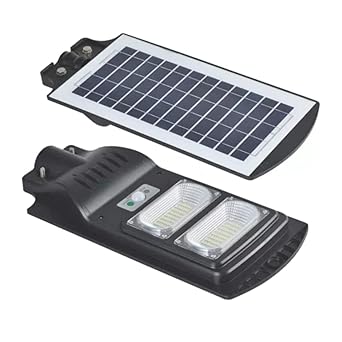 LIFE KING - All-in-One Solar LED IP65 Water-Proof Chips Street Light (Cool White, 6500k)(Polycarbonate) (40W)