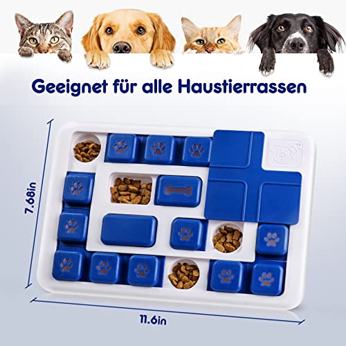 Skrtuan Hundespielzeug Intelligenz,Katzenspielzeug Intelligenz,Interaktives Hundespielzeug für Hunde,Erbrechen verhindern Intelligenzspielzeug für Hunde