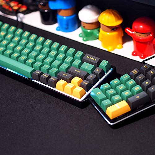 108キーチェリー mx ブラウンキーボード 104ピース/セット PBT 5面昇華キーキャップ メカニカルキーボード用ハイキーキャップ MXスイッチ付き(カラー:パープル)