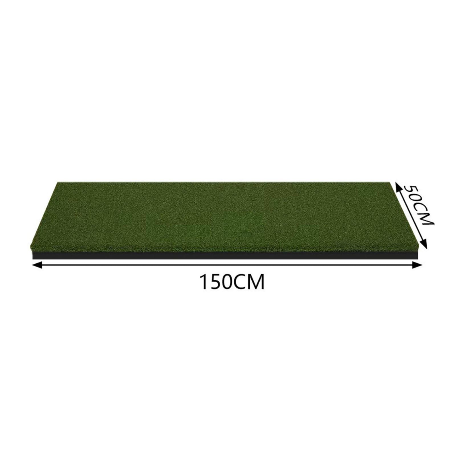MERIGLARE Nylon Trainingsmatte Schlagmatte Abschlagmatte Übungsmatte mit Robustem Turf Und Fester Trägerschicht für Häufige Nutzung Leise Dämpfung Und, 50x150cm, 15MM Nbr Nylon