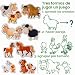 Magdum Imanes para frigorífico para niños Familia de la Granja 21 Animales Imagen de Magdum Imanes para frigorífico para niños Familia de la Granja 21 Animales