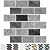 URCOLOR 10-Sheet Peel and Stick Backsplash for Kitchen,12"x12" Self Adhesive Wall Tiles Stick on Back Splashes for Bathroom Gray Marble Look