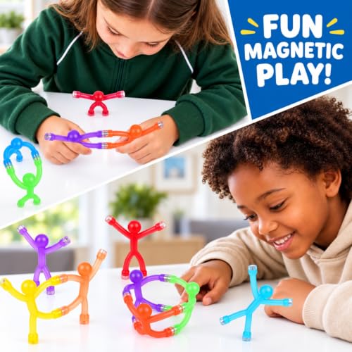 Top Magnetic People Figures for Kids Ages 3 to 8 Travel Toys with Tin Set - Image 5