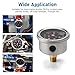 1/8 Inch Oil Pressure Gauge Practical Iron Construction for Accurate 0 100 in Automotive and Motorcycle Applications Iron Oil Pressure Gauge