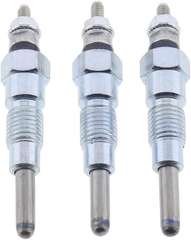 3 Pieces Glow Plug MIU805954 for Yanmar Engine 3TNV80F 3TNV76 3TNE74C for John Deere for Tractor 1023E 1025R 2025R 2026R