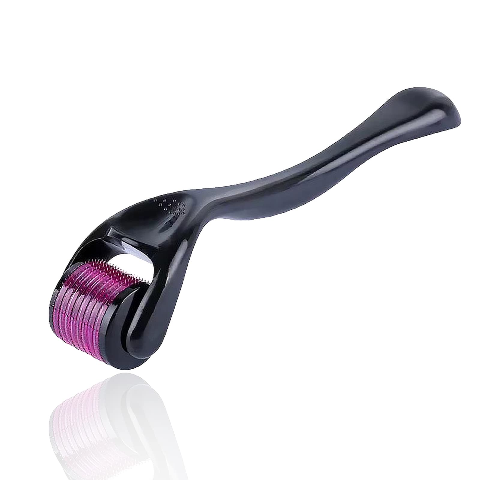 Beard Roller,540 0.5MM Titanium Needles/Derma Roller Hair Growth Men Beard Roller For Growth For Men, Beard Growth Roller Stimulate Beard and Hair Growth/Microneedle Roller (black)