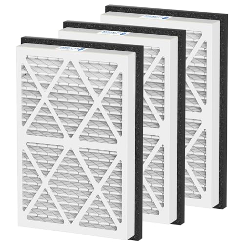 20x30x3 MERV 13 Pleated Air Filters Replacement Compatible with Zephyr VGF Series 20x30x3 Whole Home Return Air Grille Filter MERV13 Air Filtration System 3 Pack