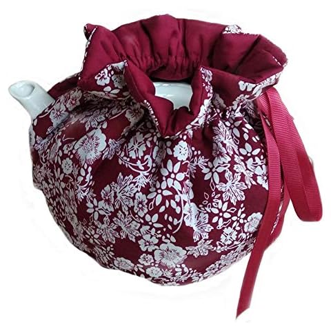 Tea Cosy, Cotton Vintage Floral Teapot Dust Cover Tea Cozies, Kitchen Home Decorative Tea Pots Cozy with Insulation Pad for Housewife, Friend, Mom Cover