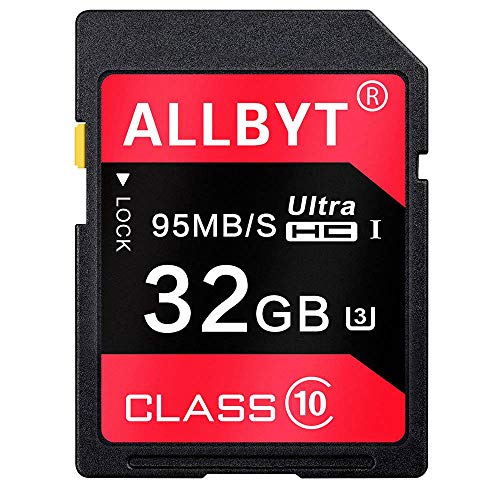 32GB Memory Card,ALLBYT Ultra Class 10 UHS-I High Speed U3 Memory Card Compatible