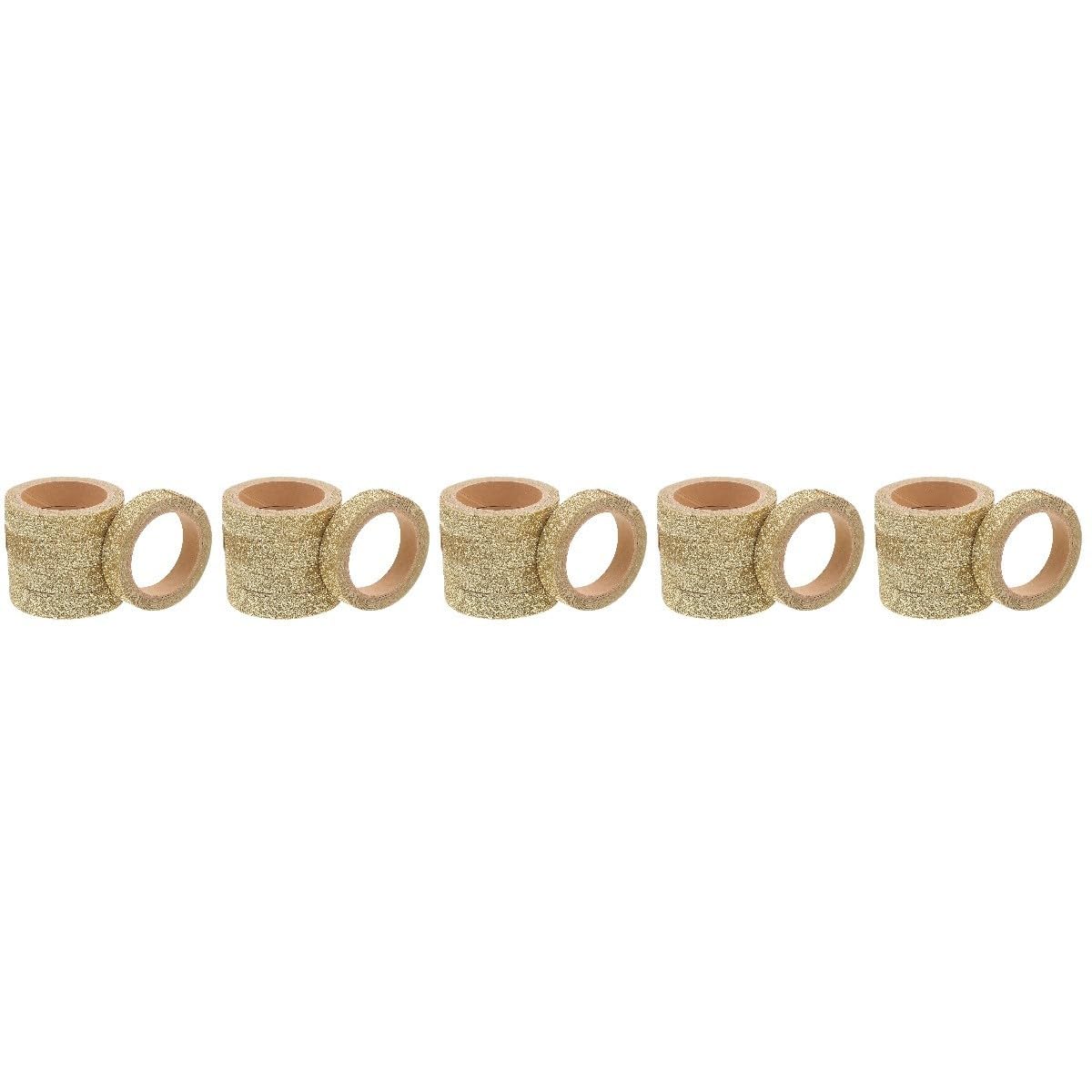 STOBOK 25rollos Cinta Washi Brillo Cinta Para Manualidades y Scrapbooking Para y Decoraciones De Fiesta