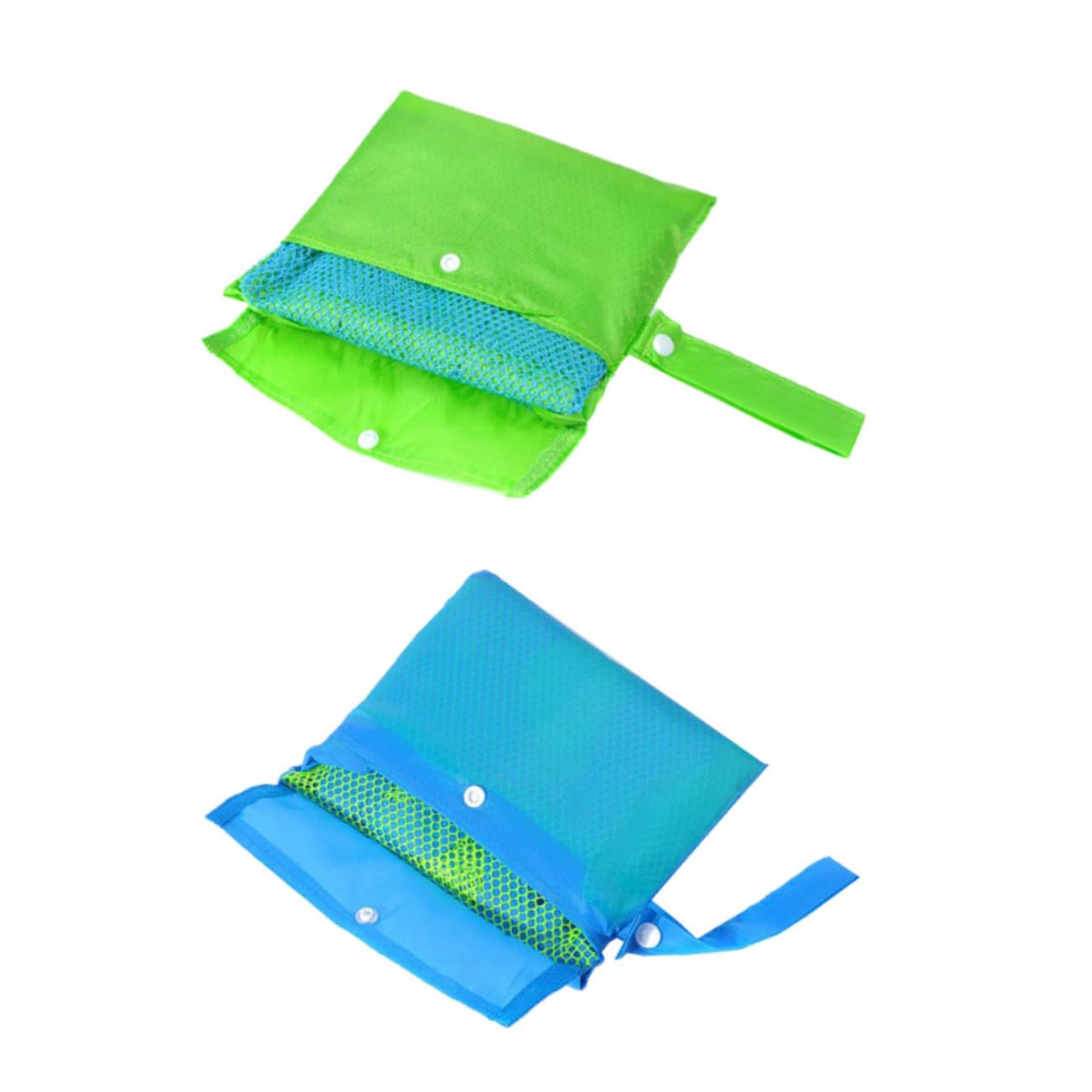 ibasenice 6 Pcs Sac À Pliable Sac À pour Jouets De Sable s pour Enfants Grand Fourre-Tout Jouets De Jeu en Plein Air pour Les Enfants À L'Extérieur pour De