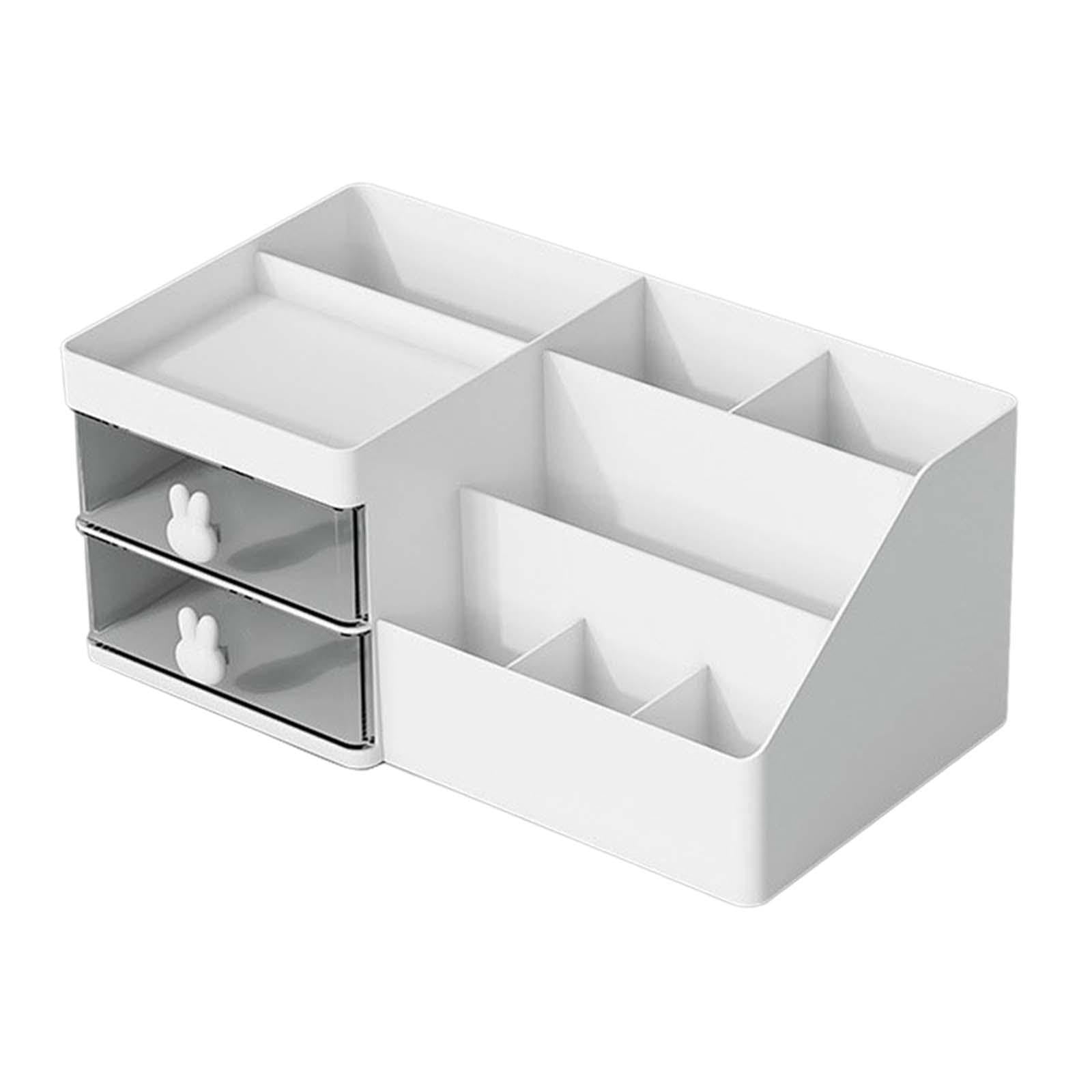 BNF® Desk Organizer with Drawers Pen Holder for Home Office Supplies Vanity Table White|Home & Garden |Household Supplies & Cleaning|Home Organization|Storage Boxes 3