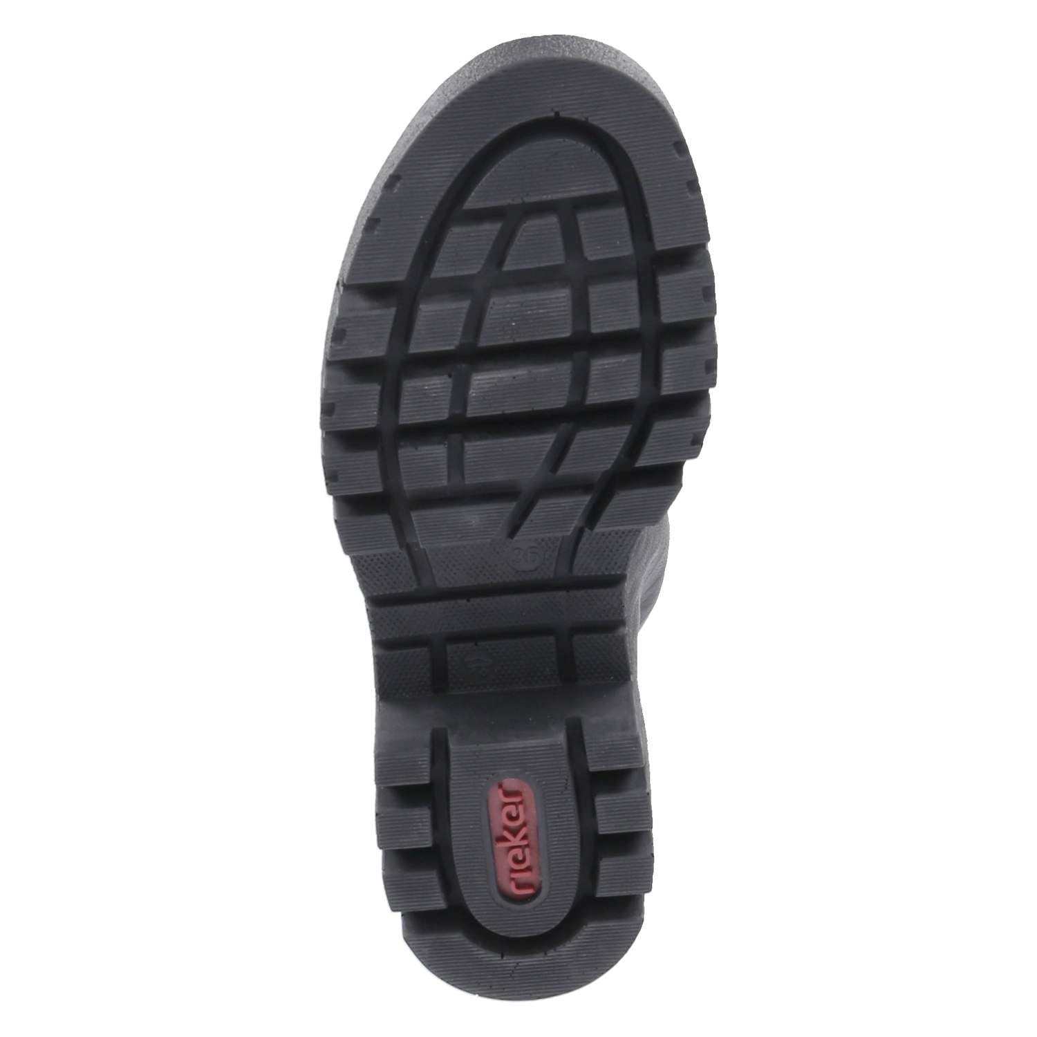 Rieker 74044-00 Schnürstiefel Synthetik Damen in schwarz