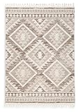 Signature Design by Ashley Odedale Bohemian 8 x 10 Medium Pile Diamond Design Rug, Tan & Cream