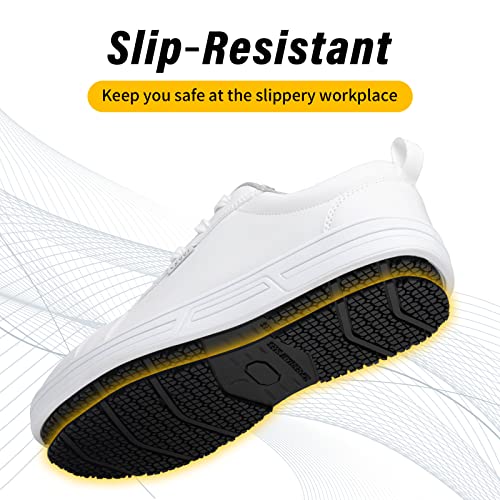 Mens Food Service Slip Resistant Work Shoes for Kitchen Restaurant Crew Nurse Shoe3