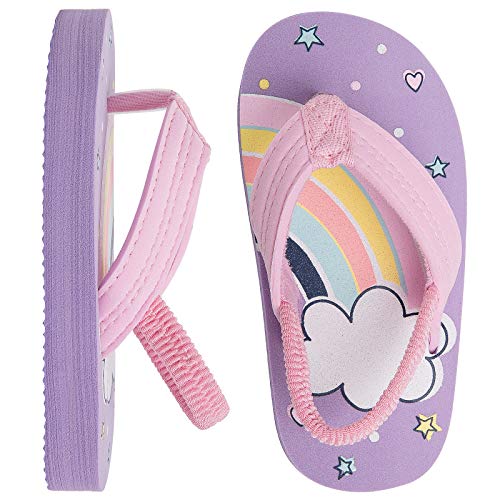 Boys Girls Strap Flip Flops Sandals Cute Cartoon Unicorn Shark