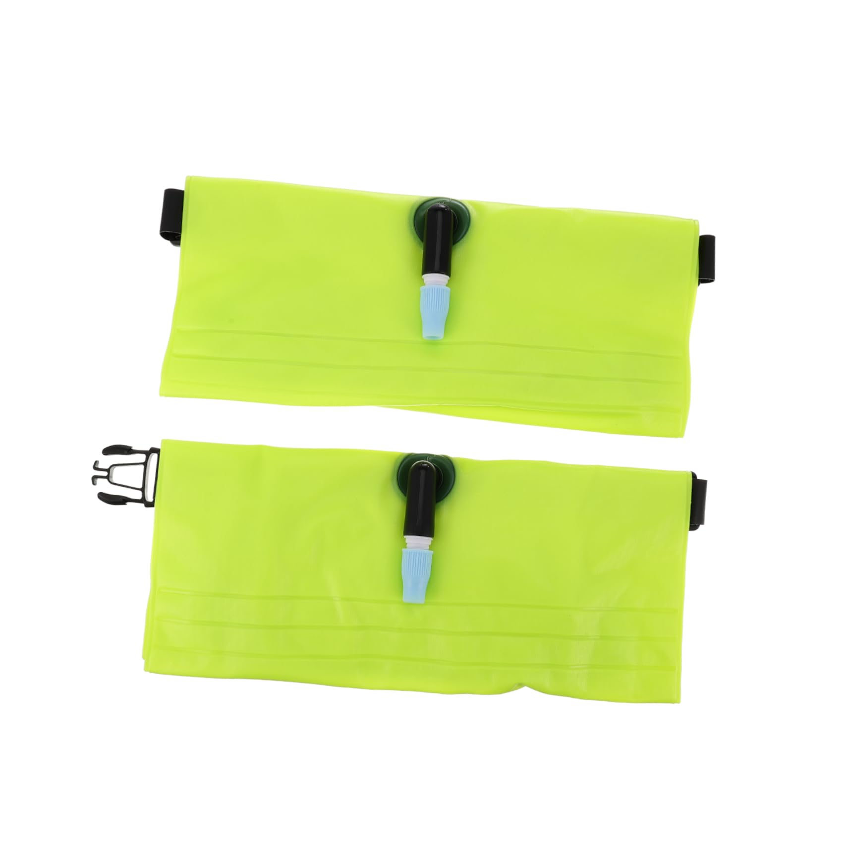 BESTonZON 2pcs Inflatable Swim Pouch Portable Life Saving Buoy for Outdoor Swimming Lightweight and Durable Design for Easy Carrying and Storage for Pool and Beach Activities