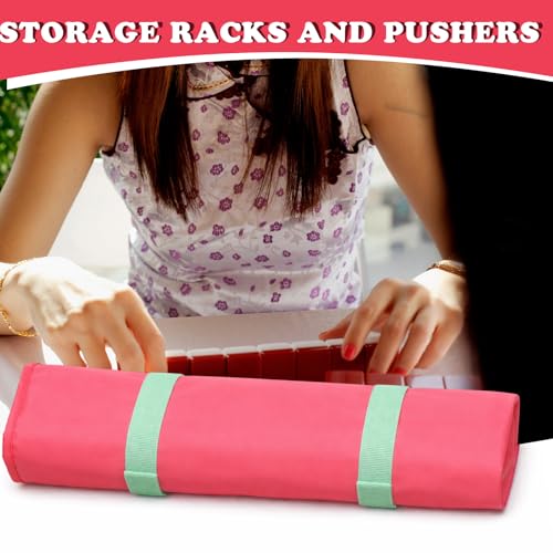 Bolsa protectora para fichas de Mahjong, estilo clásico miniatura 7