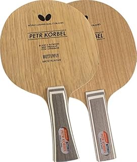 Butterfly Petr Korbel Table Tennis Blade - 5-ply All-Wood Blade - Professional Butterfly Table Tennis Blade - Available in FL and ST Shakehand Handle Styles - Made in Japan