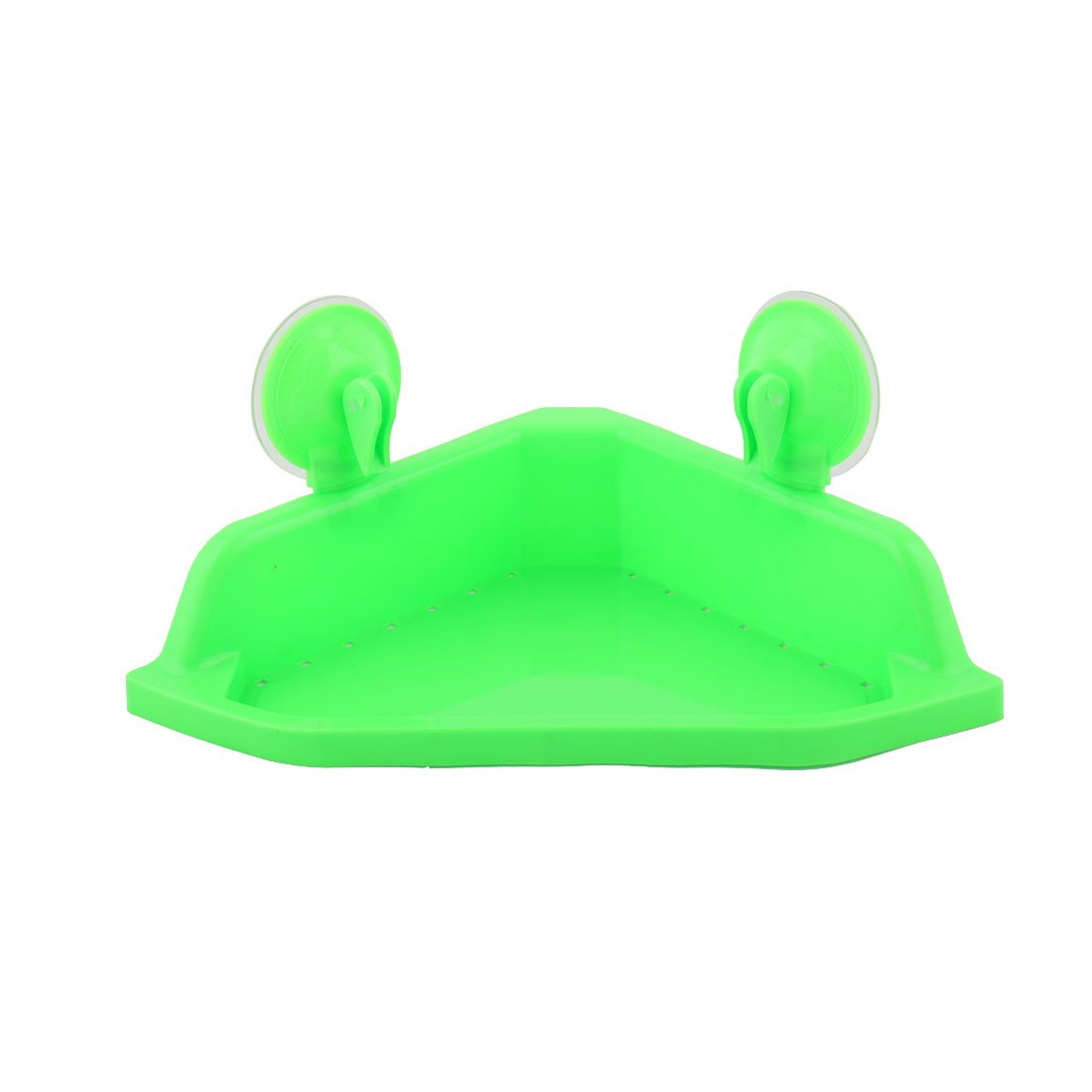 Ruilogod Plastic Bathroom Triangle Shaped Organizer Shower Caddy Shelf Suction Cup Green id 413 c36 825 861 982