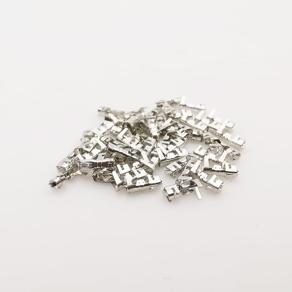 ZDVHOMCB 500Pcs JST XH2.54 Metal Pins Female Crimp Terminal for XH 2.54 Female Socket Housing Wire Cable Connector