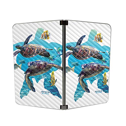 Image of MightySkins Carbon Fiber Skin for Microsoft Surface Duo - Turtly Cool | Protective, Durable Textured Carbon Fiber Finish | Easy to Apply, Remove, and Change Styles | Made in The USA