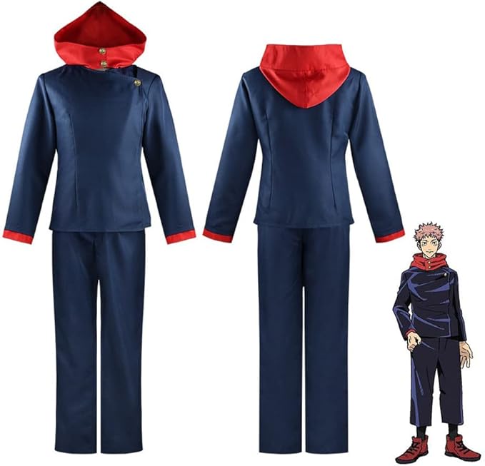 Jiumaocleu Jujutsu Kaisen Cosplay Costume Yuji Itadori School Uniform